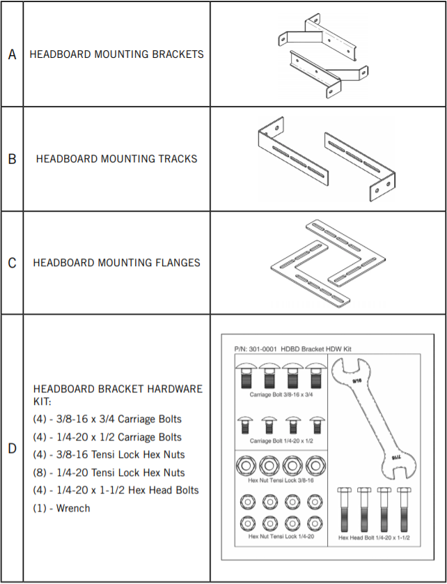 360 Smart Bed Headboard Bracket, What Size Bolts To Attach Headboard Frame