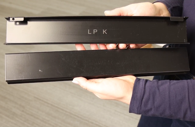 Join the two bases together with the bed link connectors.