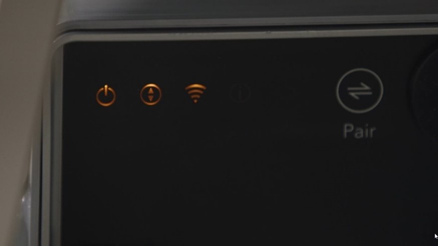 Lights on the back of the Smart Control System