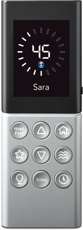ADAT 9 Button Remote, silver, button on right side