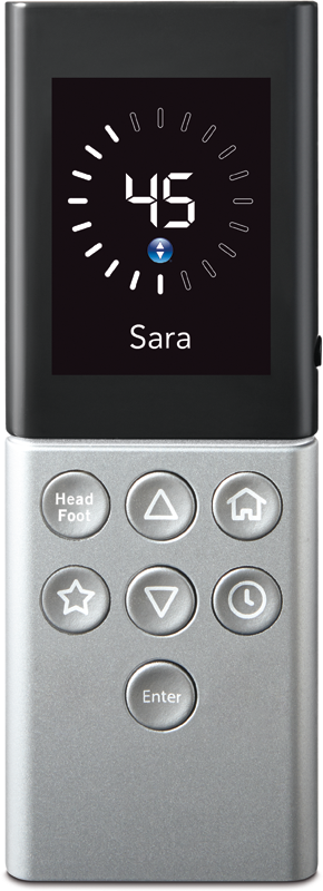 ADAT 7 Button Remote, silver, button on right side