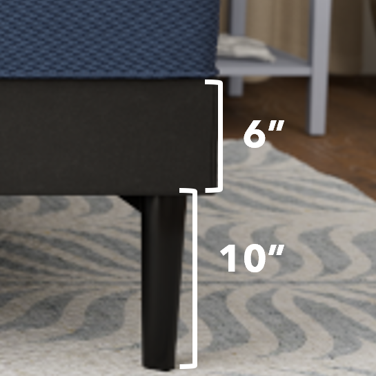 Foundation leg heights