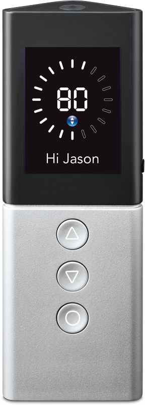 ADAT remote with 3 buttons, light grey