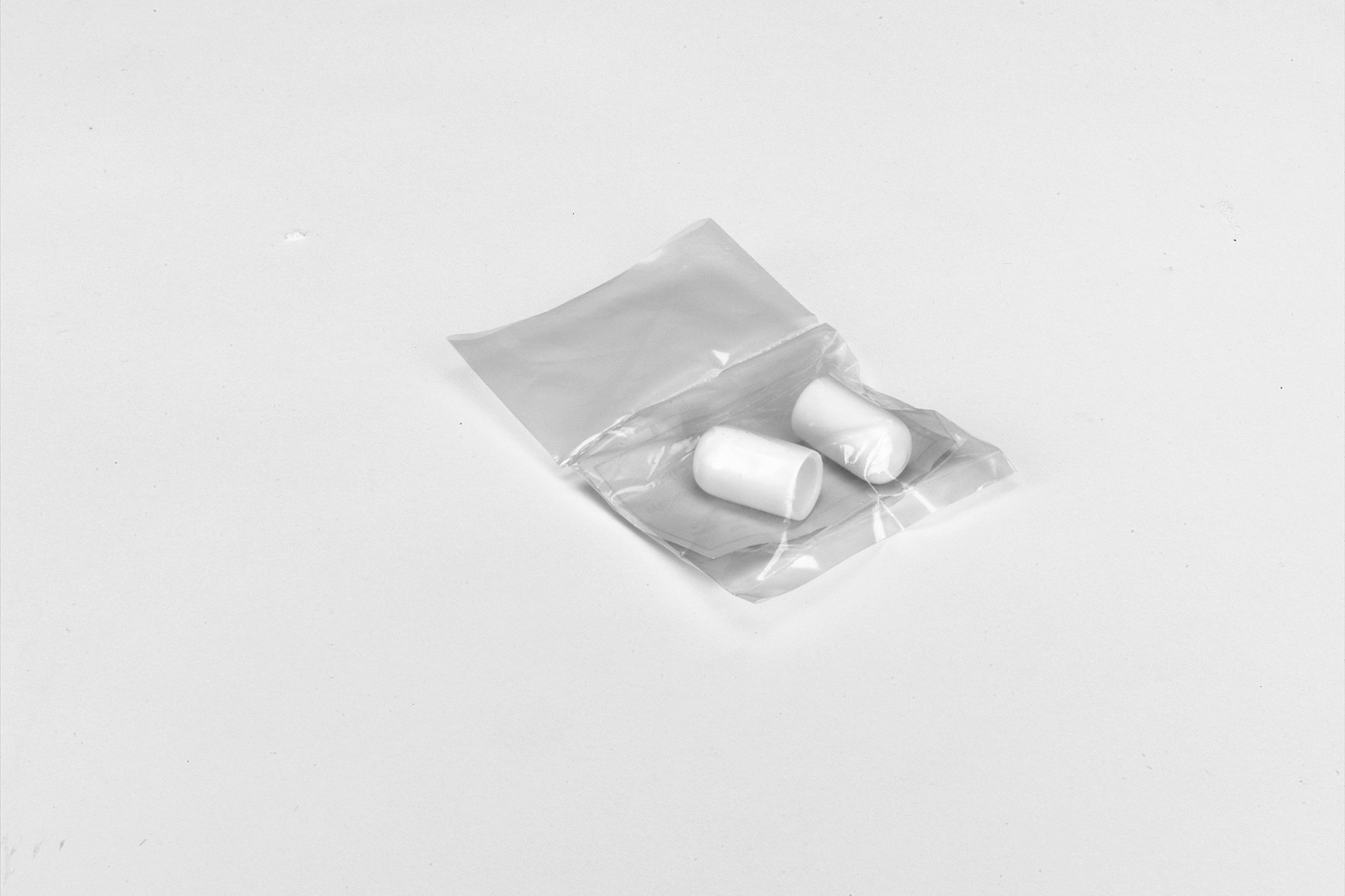 White closure camber caps, come 2 per pack