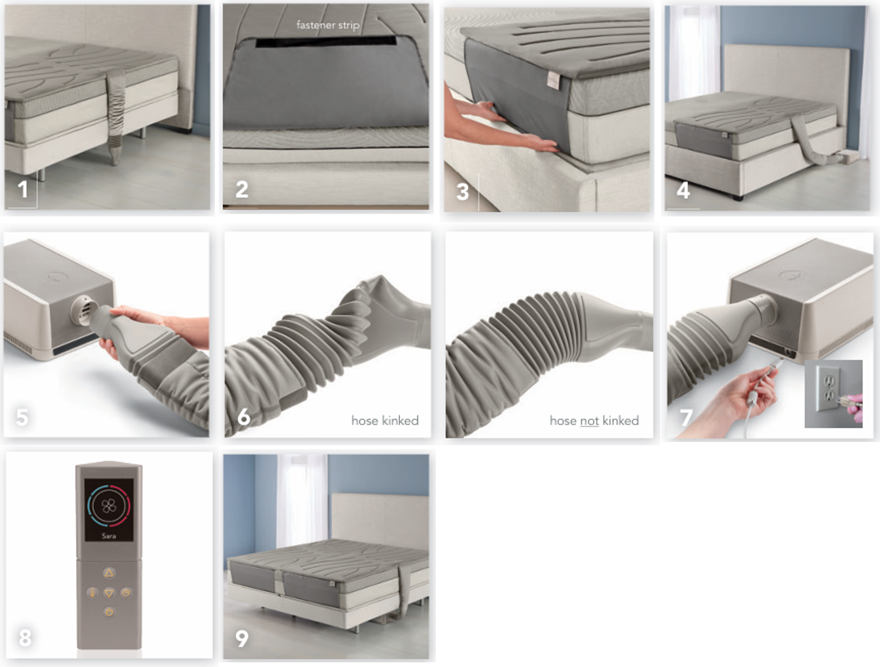DualTemp™ layer (3.0 or 3.5 models) Assembly Steps