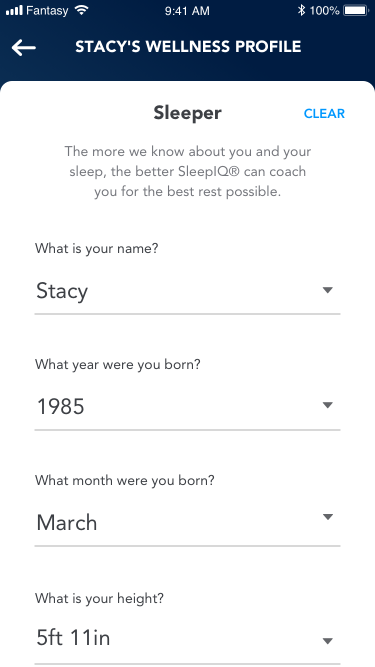 How to Edit Your SleepIQ Wellness Profile – Sleep Number